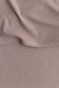 Off-the-Shoulder Dress with Foldover Edge