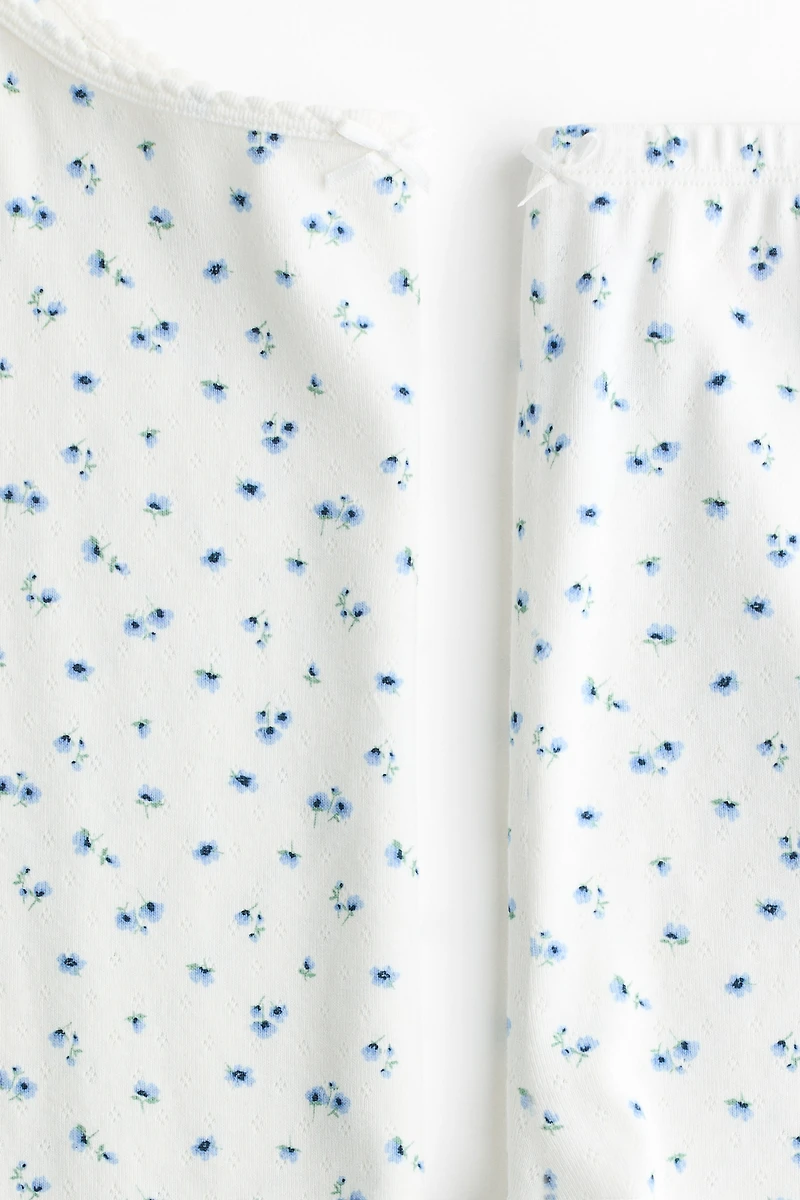 Cotton Pointelle Pajamas