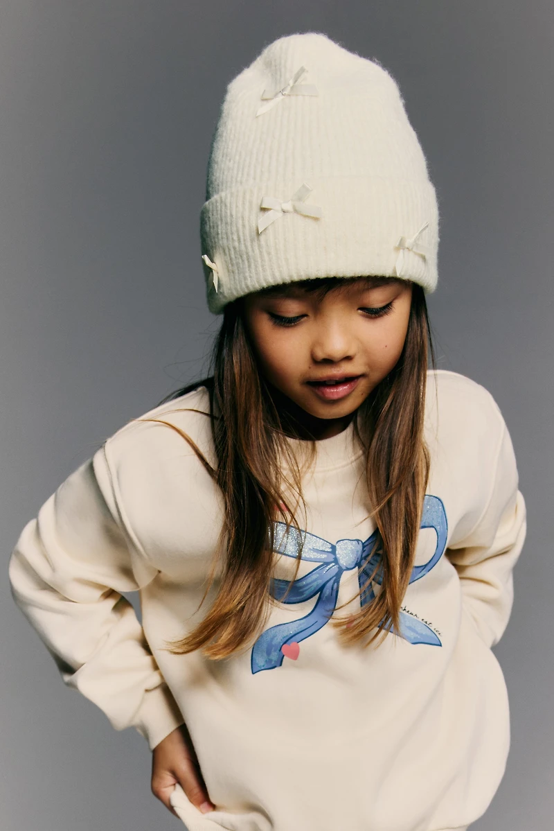 Detailed Rib-Knit Beanie