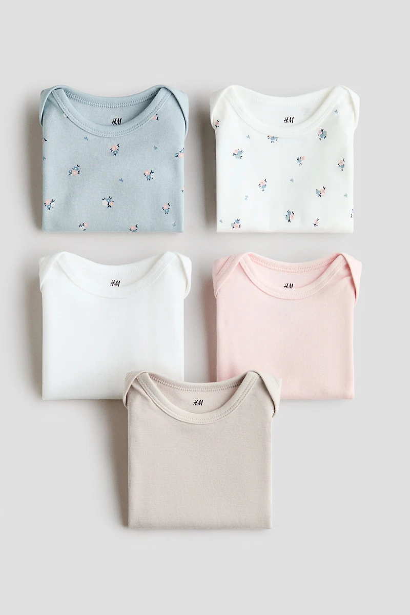 Lot de 5 maillots en coton