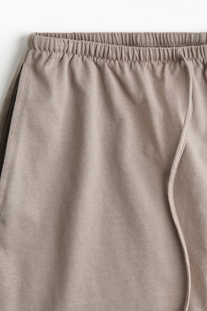 Cotton Shorts with Drawstring