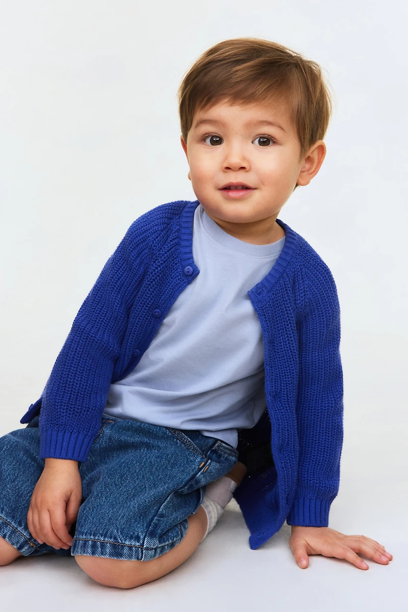 Veste en côtes fantaisie de coton