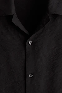 Regular-Fit Jacquard-Weave Resort Shirt