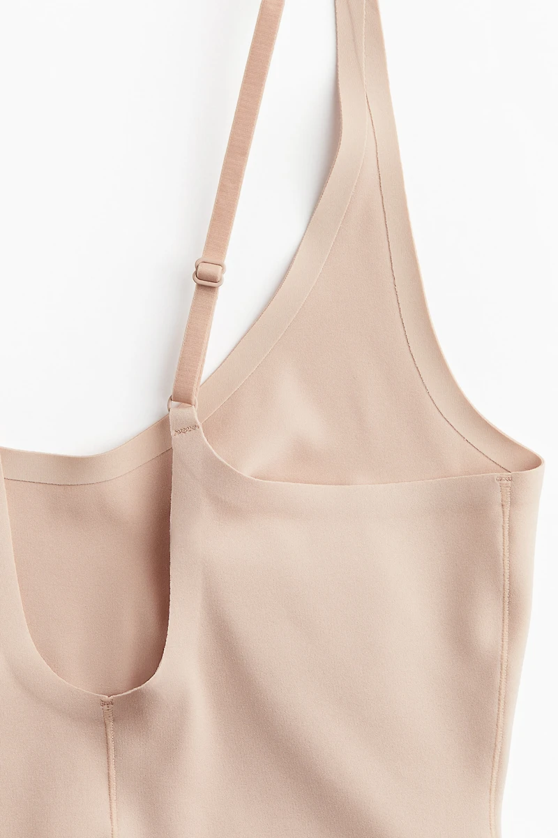Light Shape Microfiber Thong Bodysuit