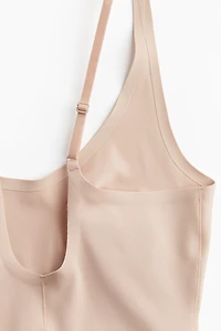 Light Shape Microfiber Thong Bodysuit