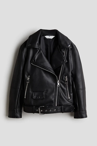 Oversized Biker Jacket