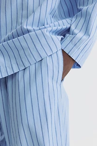 Chemise et pantalon de pyjama en popeline