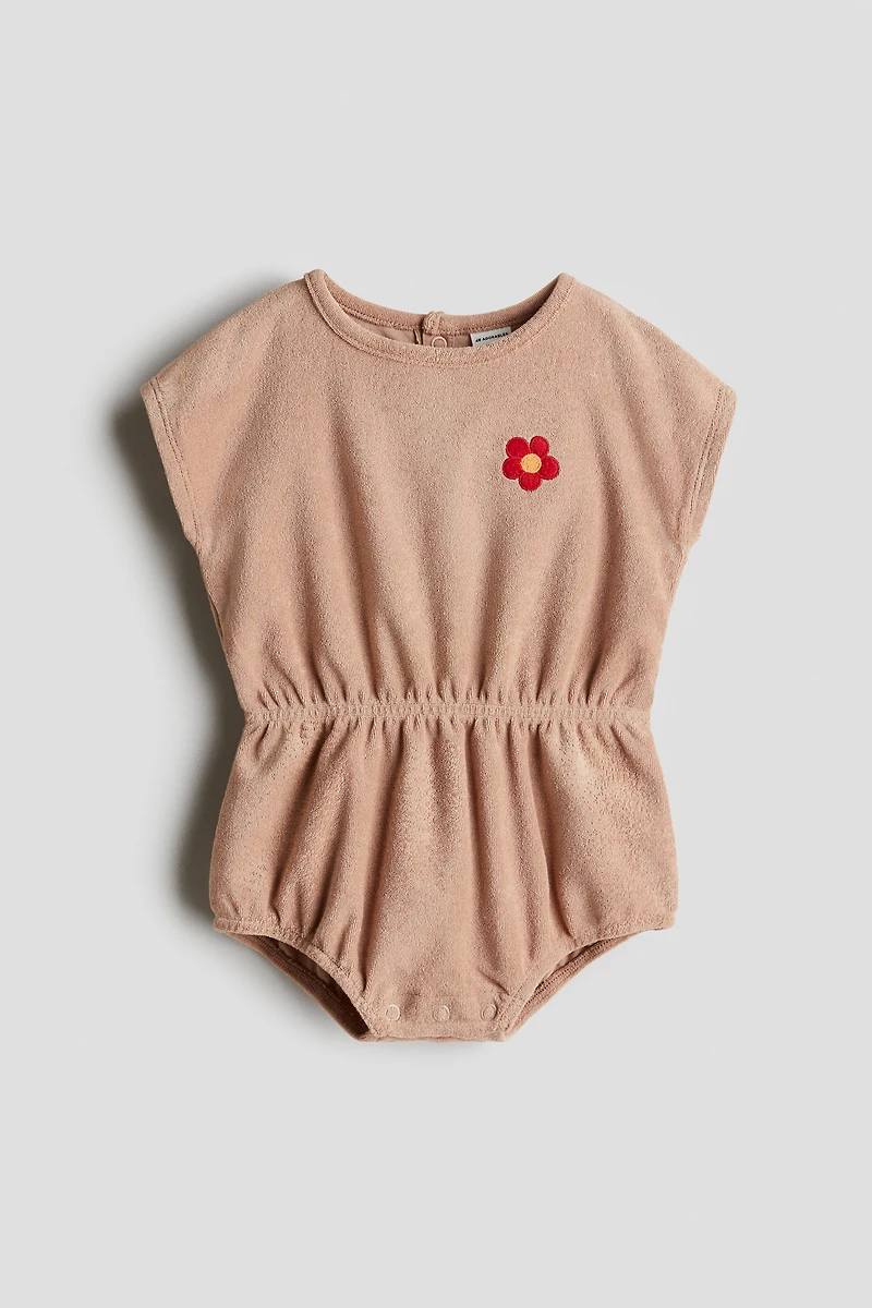 Terry romper suit