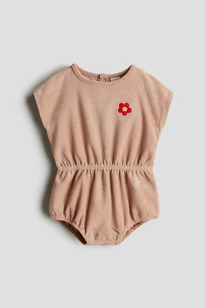 Terry romper suit