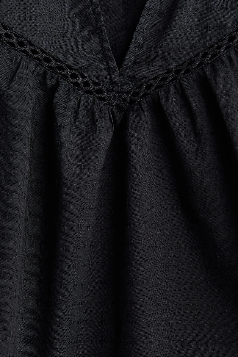 Dobby-Weave Blouse