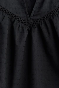 Dobby-Weave Blouse