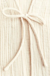 Veste à nouer en mousseline