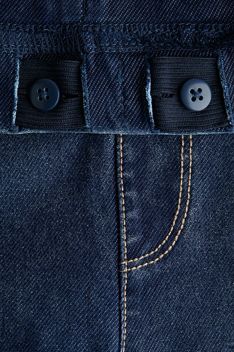 Wide Denim-look Pants