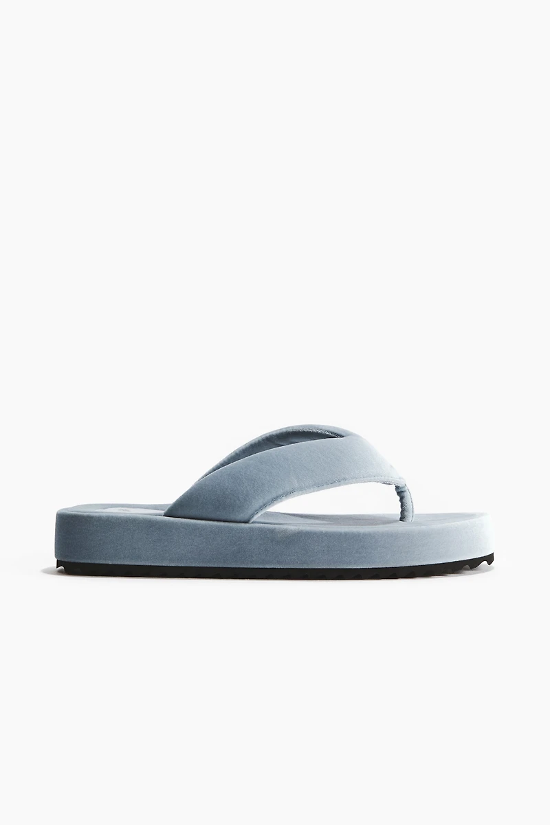 Velour Flip-Flops