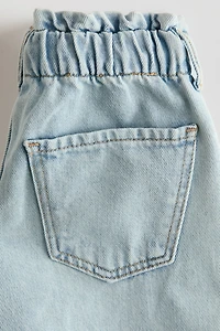Jean Taille Froncée Coupe Décontractée