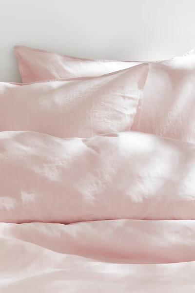Linen-blend King/Queen Duvet Cover Set