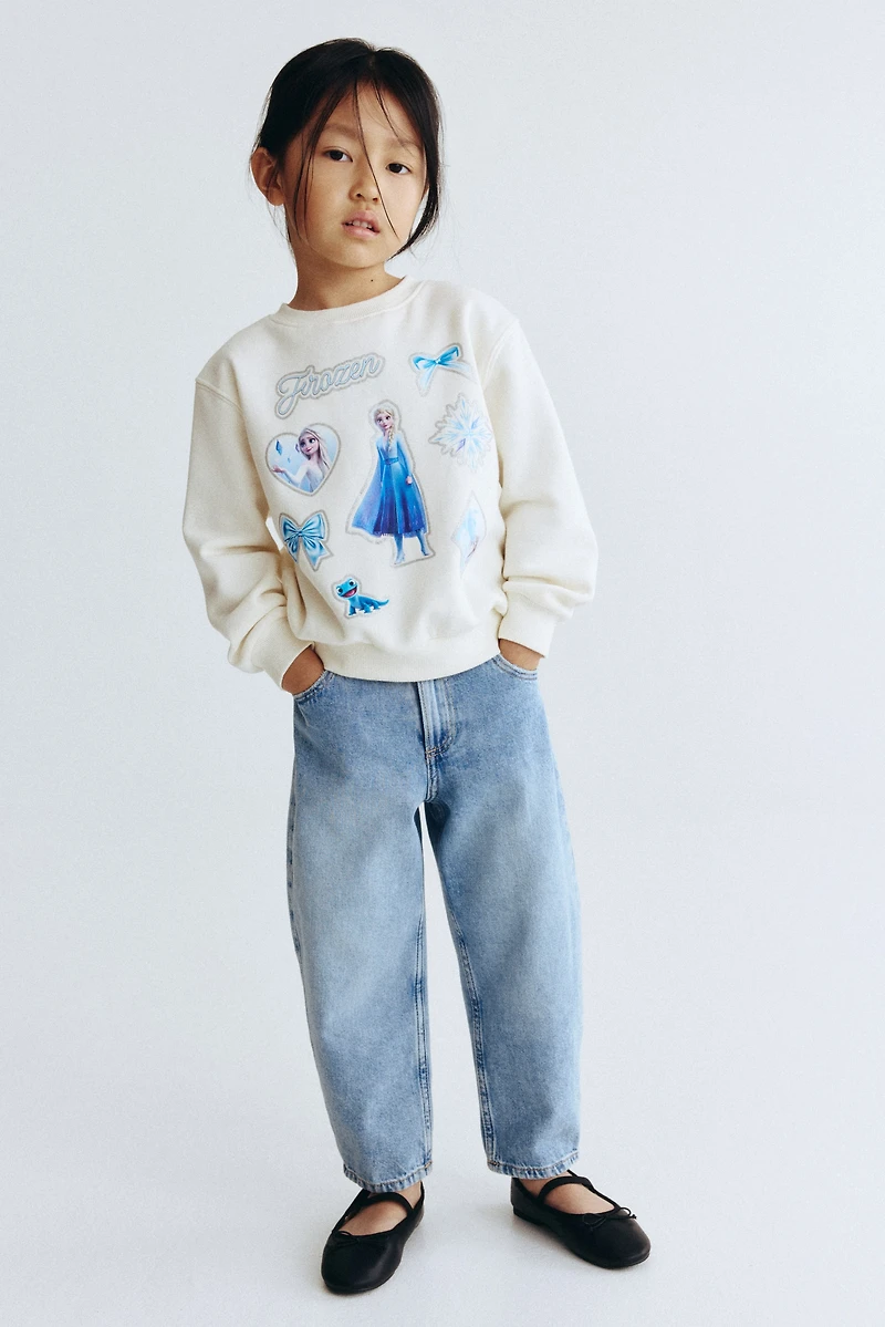 Chandail en molleton avec motif