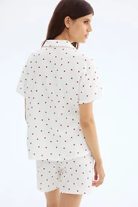 Pyjama MAMA en mousseline de coton