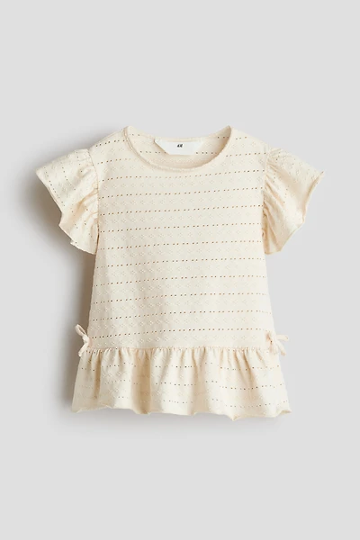 Haut en jersey texturé