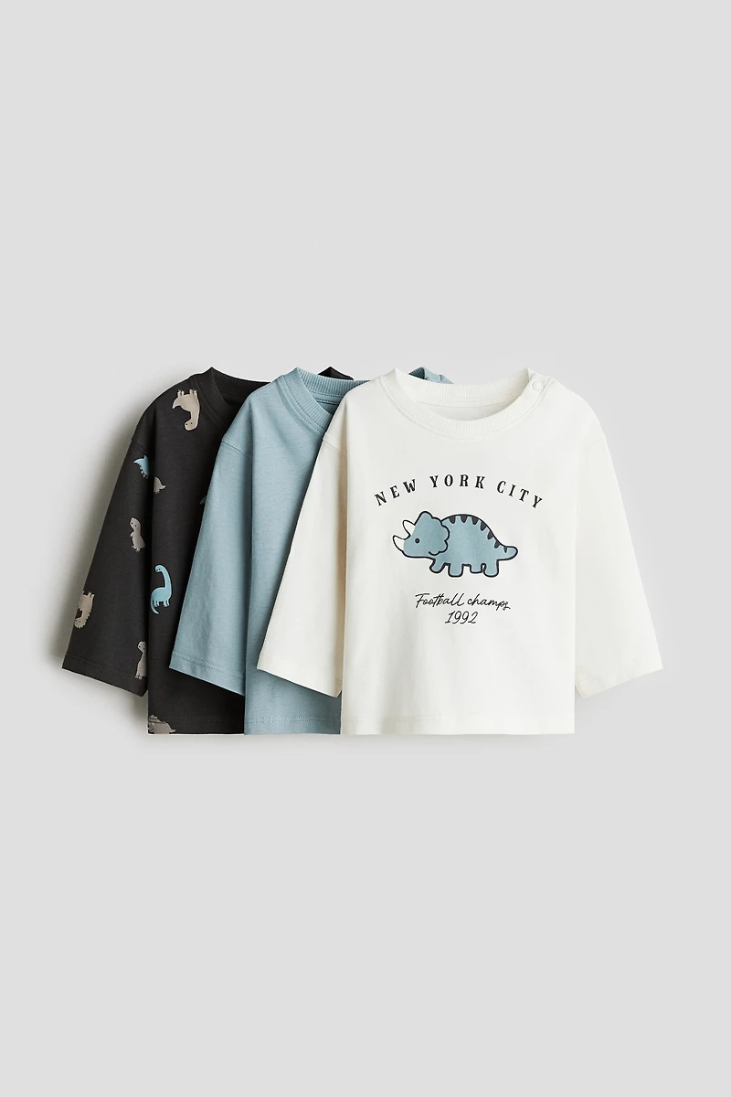 Lot de 3 T-shirts en coton