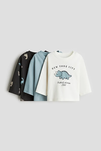 Lot de 3 T-shirts en coton