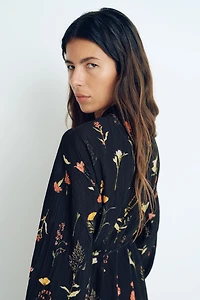 Oversized Crinkled Dress