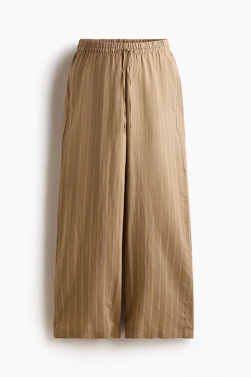 MAMA Before & After Linen-blend Pants