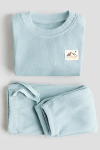 2-Piece Waffled Cotton Set