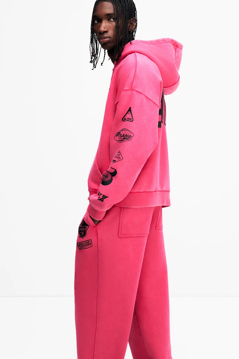 Relaxed-Fit Print-Motif Sweatpants