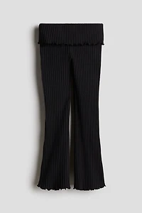 Flared Jersey Pants