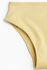 High Waist Cheeky Bikini Bottoms