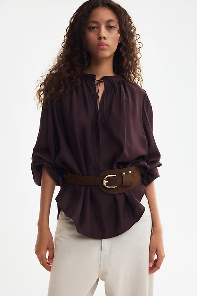 Tie-Detail Blouse