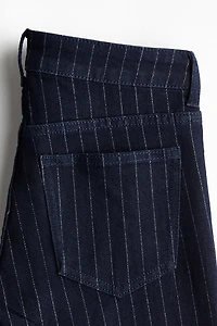 Glittery Flared Low Jeans