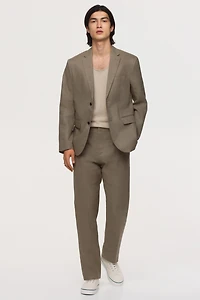 Slim-Fit Linen Jacket