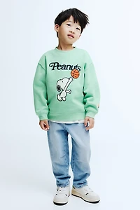 Oversized Printed Sweatshirt