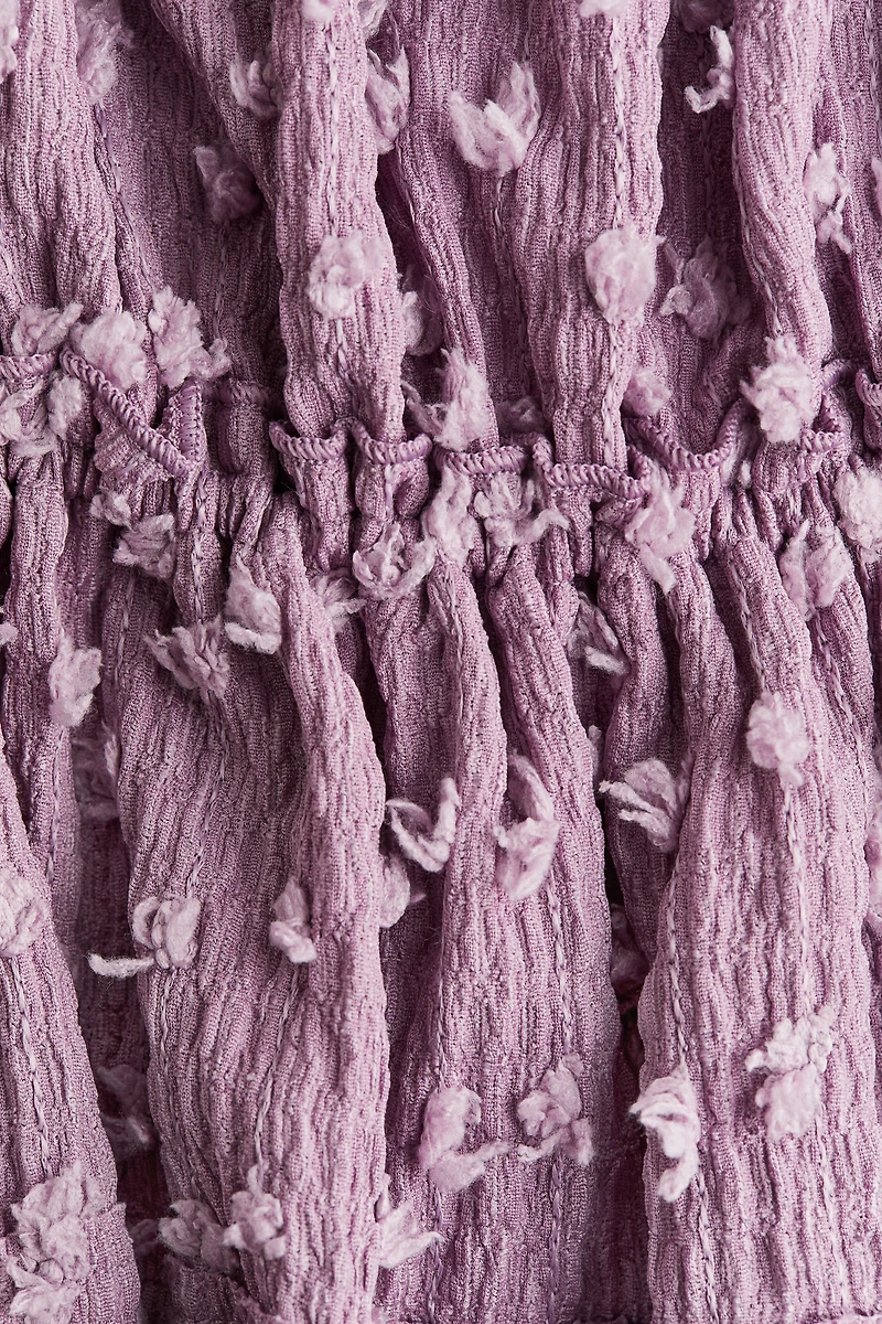 Textured Jersey Top