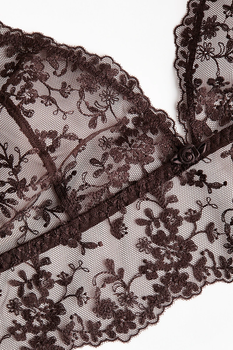 Embroidered Bralette