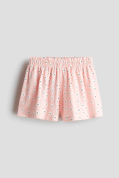 Printed Cotton Jersey Shorts