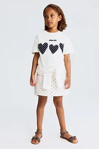 Appliquéd Cotton T-Shirt