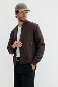 Regular-Fit Lightweight Bomber Jacket