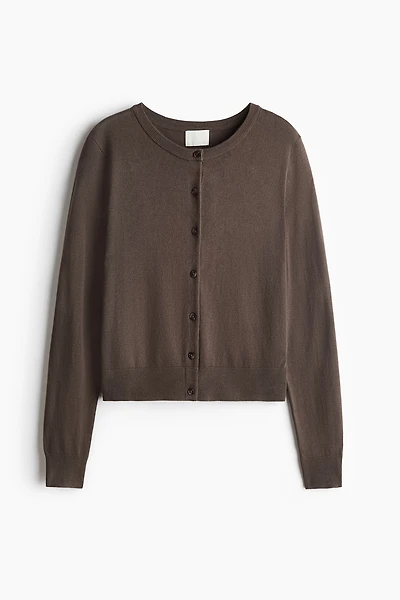 Fine-Knit Cardigan