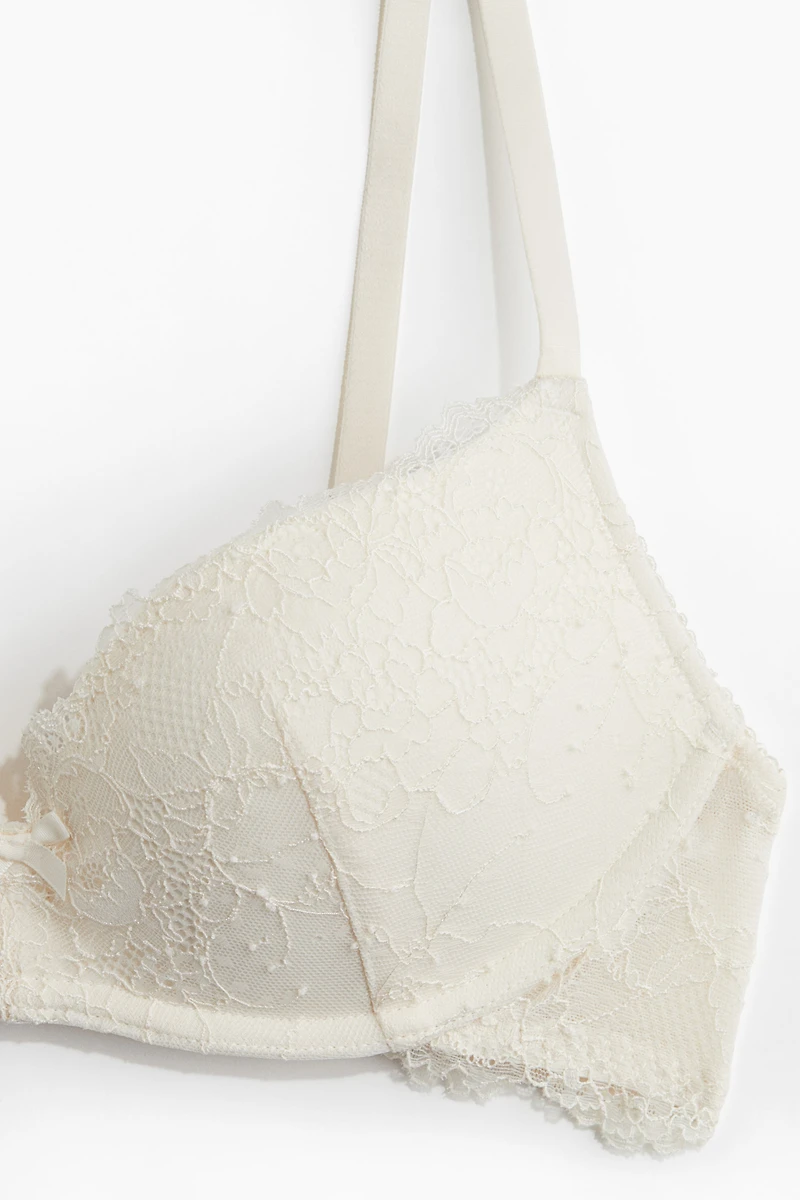 Soft-Cup Lace Push-Up Bra