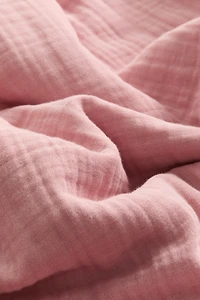 Muslin Crib Duvet Cover Set