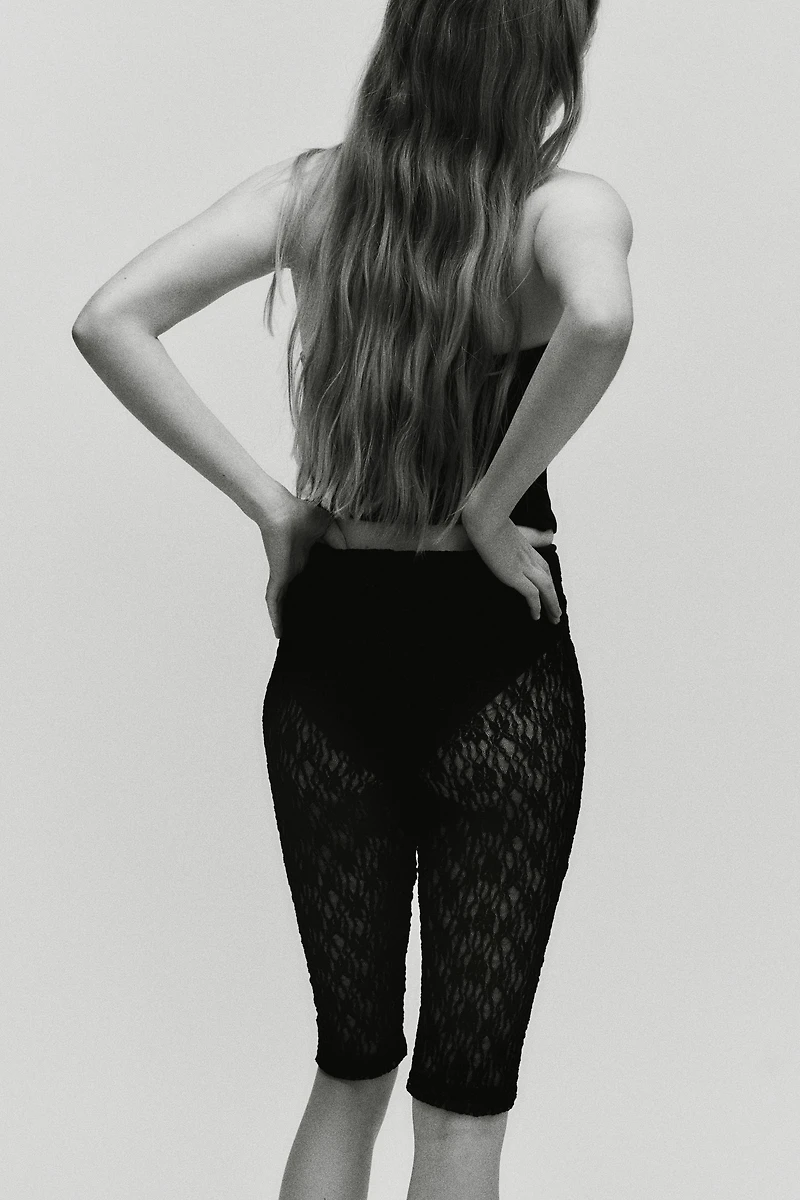 Lace Capri Pants