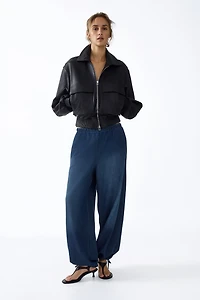 Pantalon en denim avec jambes ballon