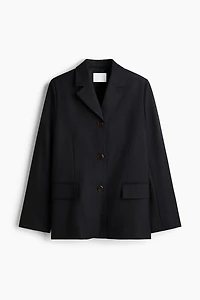 Blazer en laine mélangée