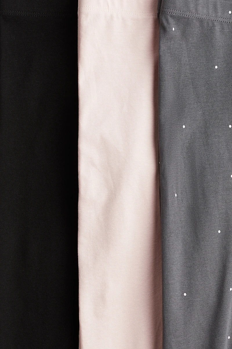 Lot de 3 leggings en jersey