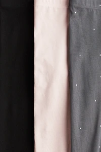Lot de 3 leggings en jersey