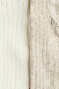 2-Pack Ribbed Tights