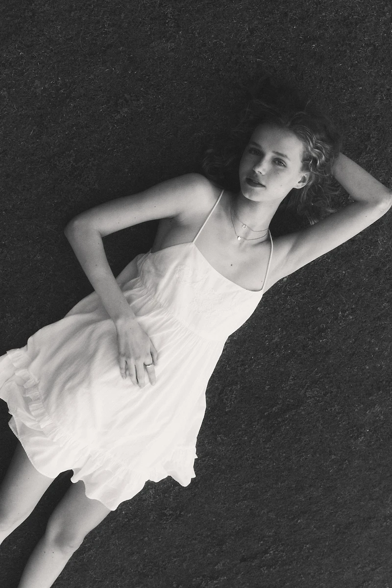 Cotton Strappy Dress